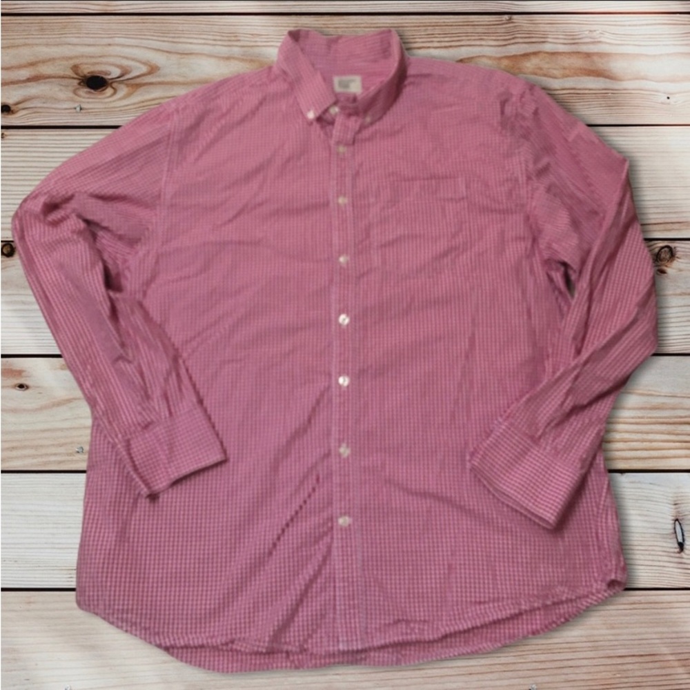 Old Navy red gingham shirt XXL  (B#A)